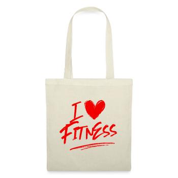 I love fitness - Tote Bag - nature - Front
