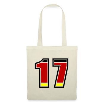 17 Number Germany Jersey - Tote Bag - nature - Front