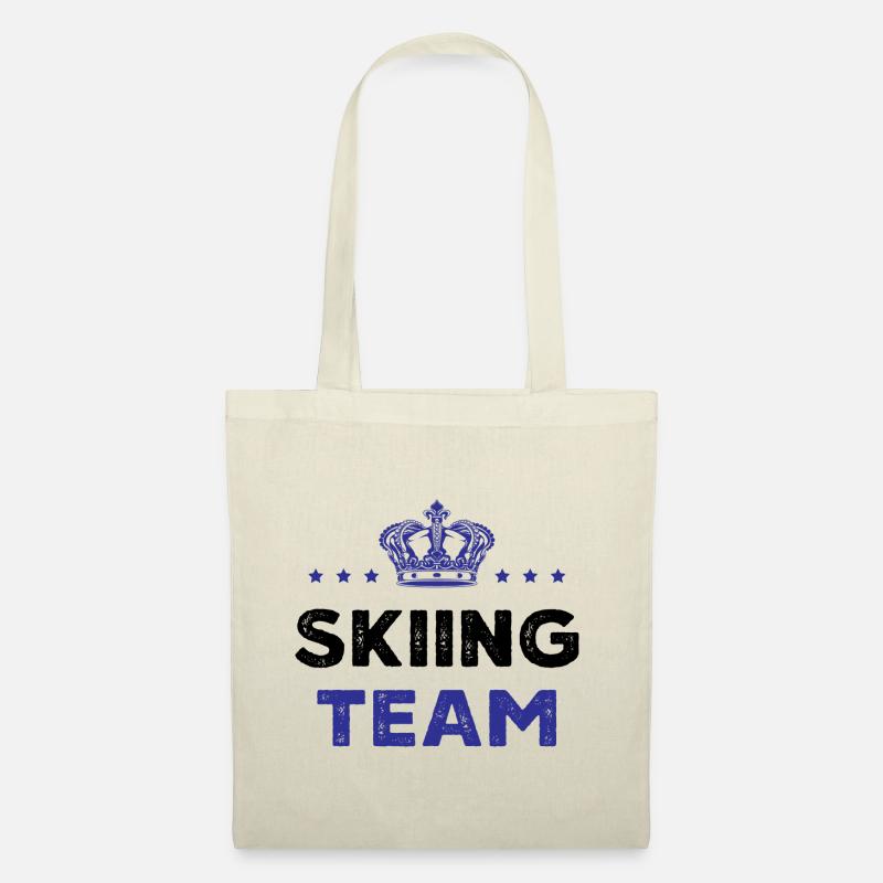 Skiing Team - Stoffbeutel - Natur