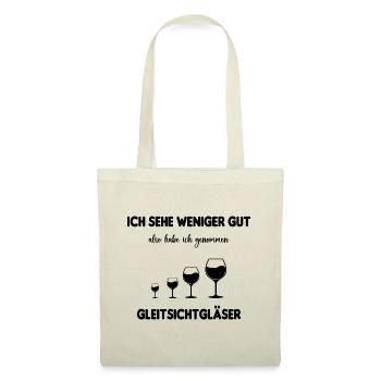 Cadeau humour vue baisse vieux alcool - Sac en tissu - nature - Devant