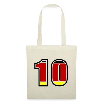 10 Numéro Allemagne Jersey - Sac en tissu - nature - Devant