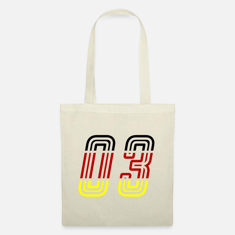 3 Number symbol Germany - Tote Bag - nature