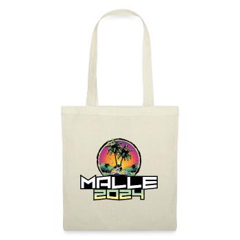 Malle 2024 Palmiers de vacances - Sac en tissu - nature - Devant