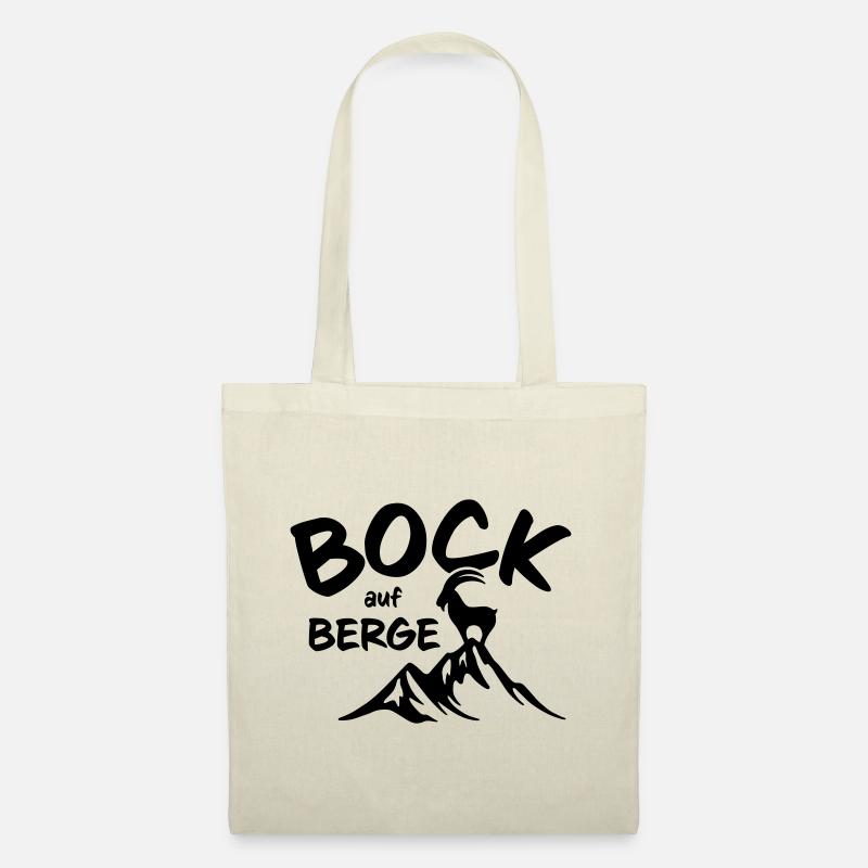 Bock auf Berge - Stoffbeutel - Natur