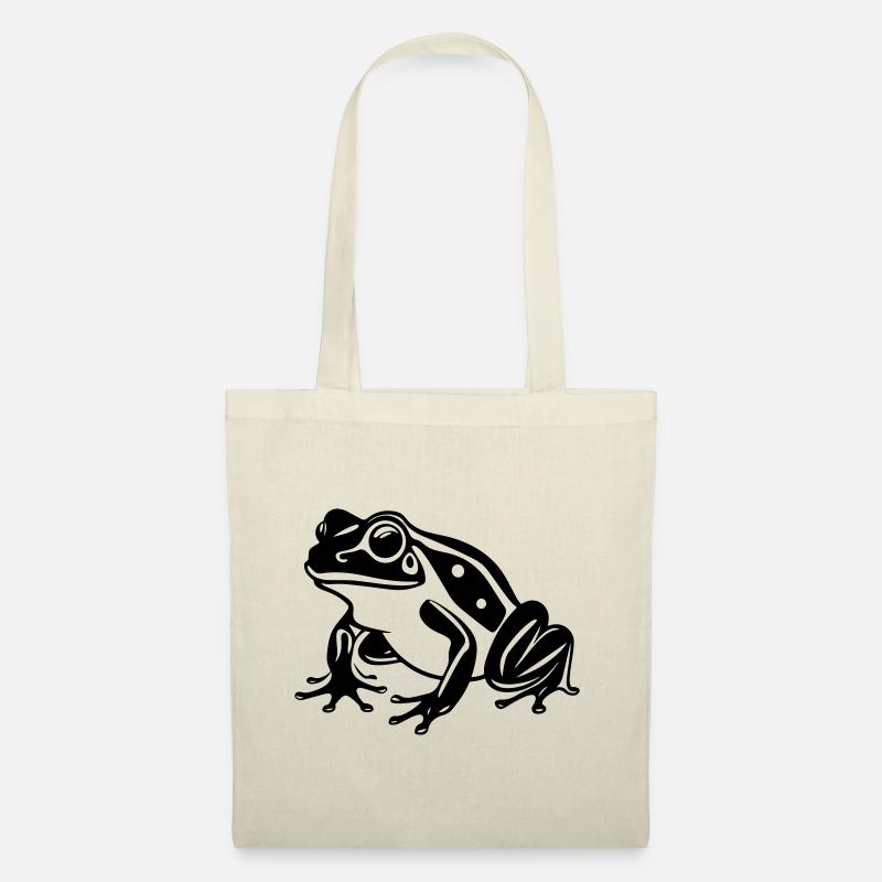 Frosch Tier - Stoffbeutel - Natur