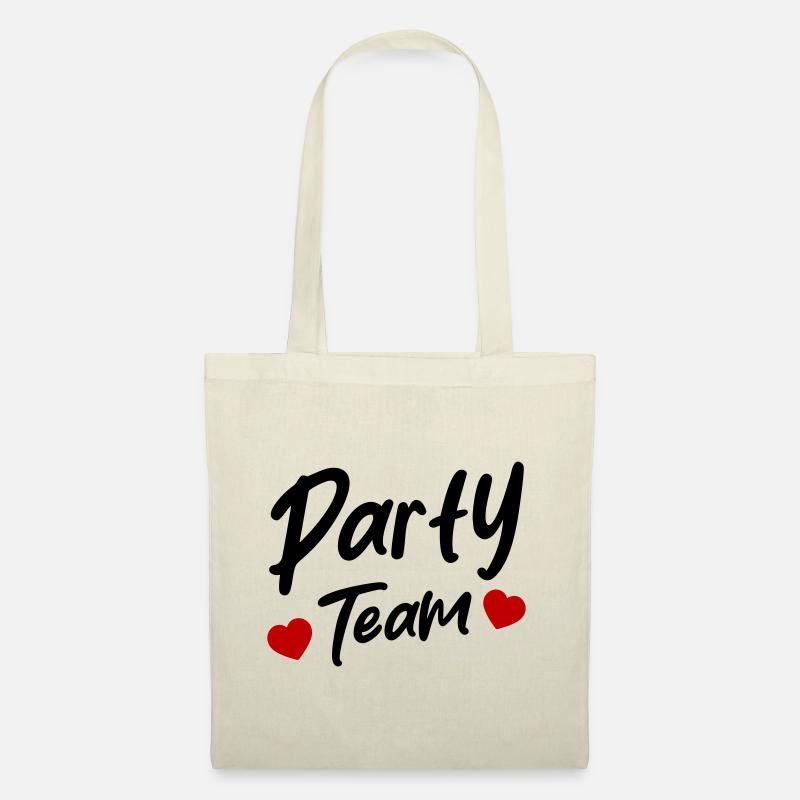 Party Team - Stoffbeutel - Natur
