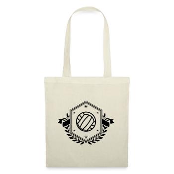 Volleyball Wappen - Stoffbeutel - Natur - Vorne