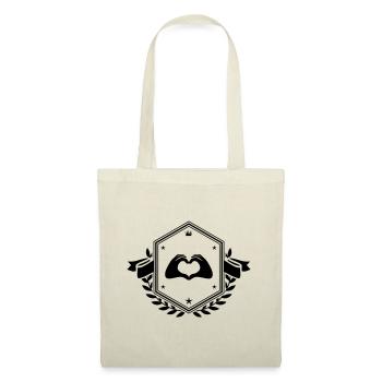 Hands Heart Coat of Arms - Tote Bag - nature - Front