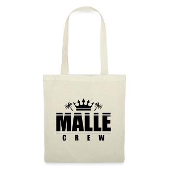 Malle Crew - Stoffbeutel - Natur - Vorne