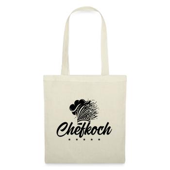 Kochmütze Chefkoch - Stoffbeutel - Natur - Vorne