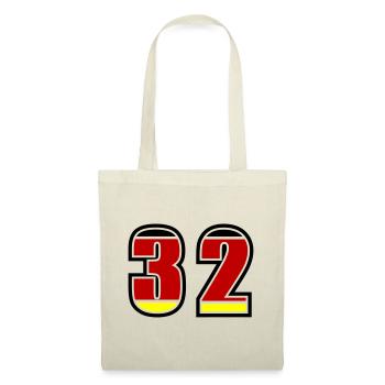 32 Number Germany Jersey - Tote Bag - nature - Front
