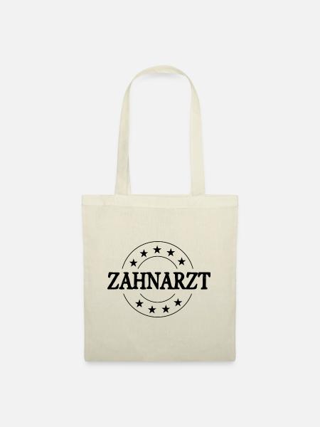 Zahnarzt Beruf - Stoffbeutel - Natur
