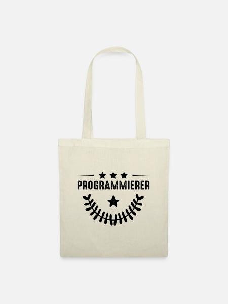 Programmierer Beruf - Stoffbeutel - Natur
