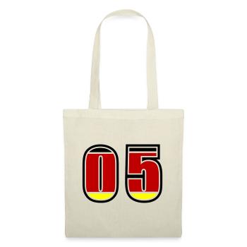 Maillot Allemagne numéro 5 - Sac en tissu - nature - Devant
