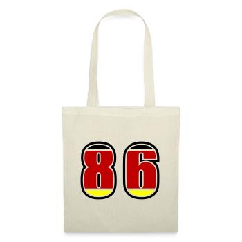 86 Number Germany Jersey - Tote Bag - nature - Front