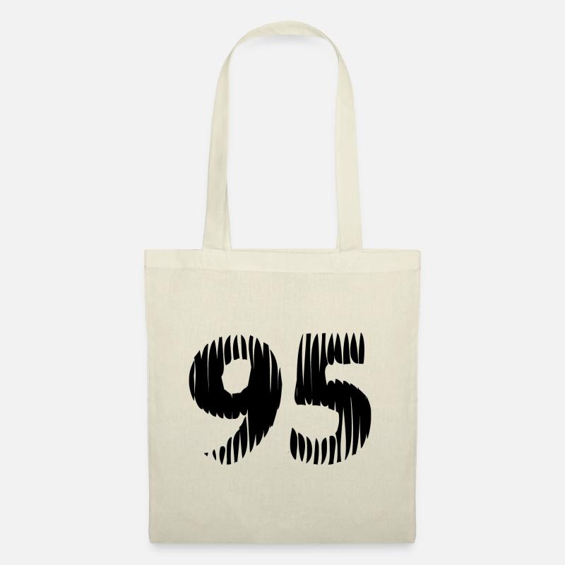 95 Zahl Trikot - Stoffbeutel - Natur