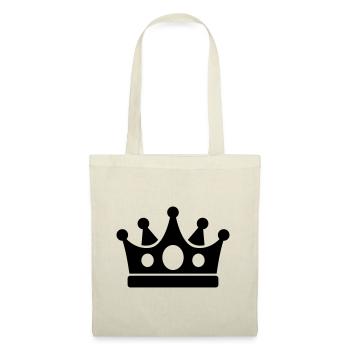 Symbole de la couronne - Sac en tissu - nature - Devant