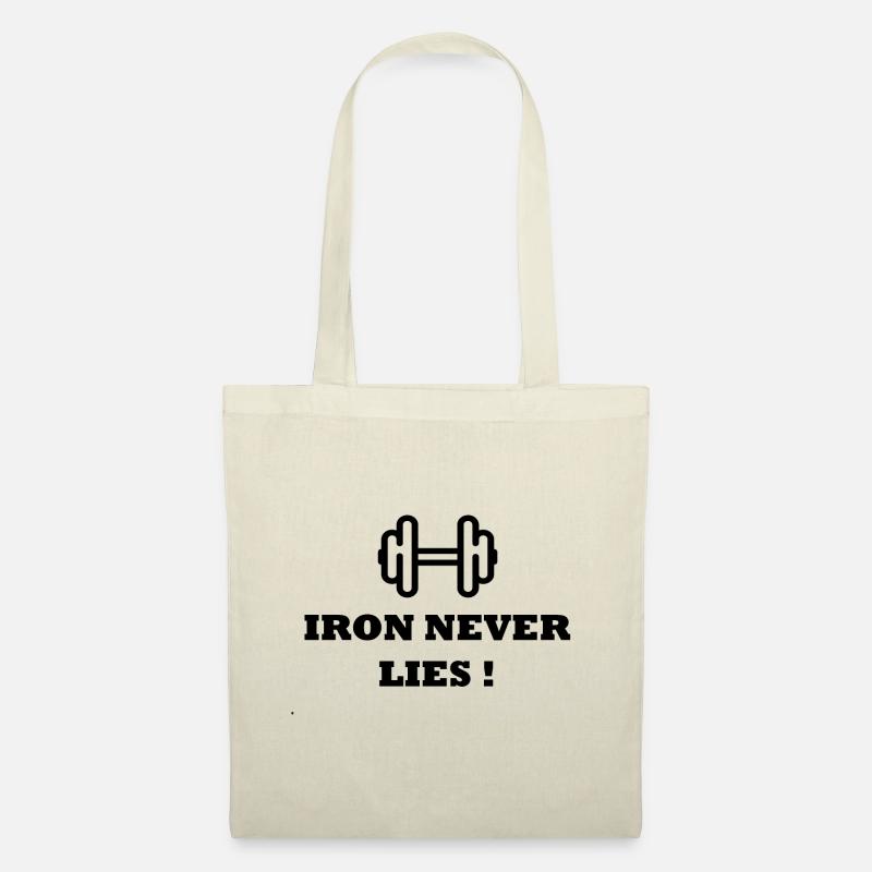Iron never lies - Stoffbeutel - Natur