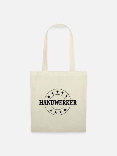 Handwerker Beruf - Stoffbeutel - Natur