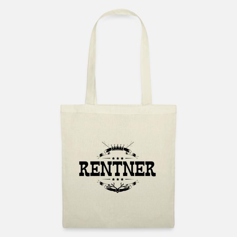 Rentner Rente - Stoffbeutel - Natur