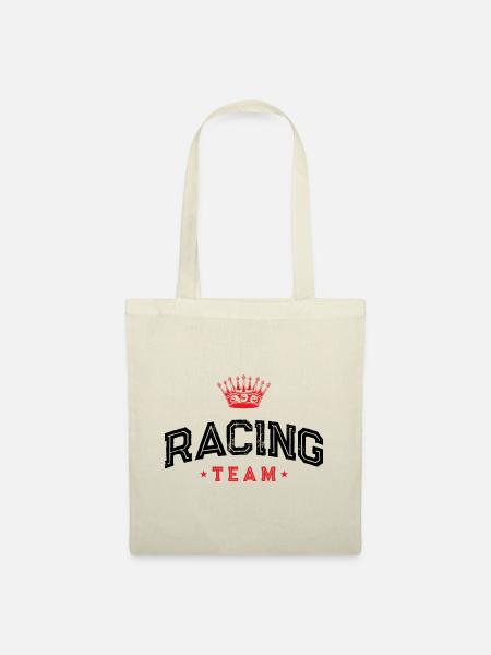 Racing Team - Stoffbeutel - Natur