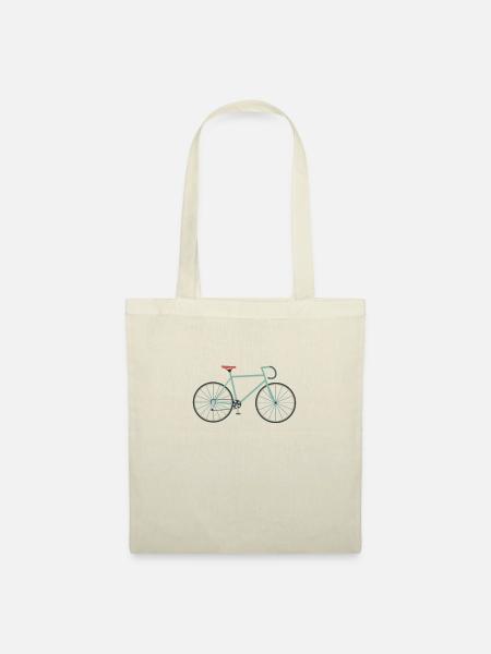 Fahrrad Mountainbike Rennrad MTB Geschenk Idee - Stoffbeutel - Natur