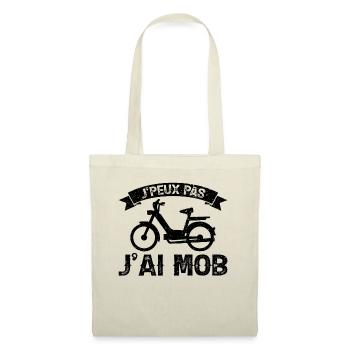 Je Peux Pas J'ai Mob Mobylette Cadeau 103 - Sac en tissu - nature - Devant
