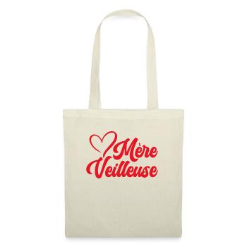 Mère Veilleuse Maman Fête Des Mères Anniversaire - Sac en tissu - nature - Devant