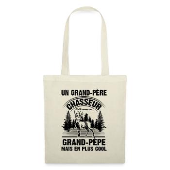 Grand-père Chasseur Chasser Cadeau Fête Des Pères - Sac en tissu - nature - Devant