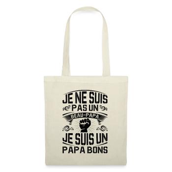Je Suis Un Papa Bonus Fête Des Pères Anniversaire - Sac en tissu - nature - Devant