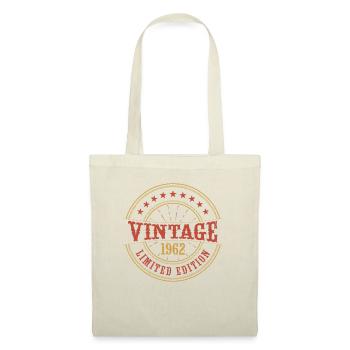 Vintage 1962 Jubiläum Idee Geschenk Jahr Humor - Stoffbeutel - Natur - Vorne