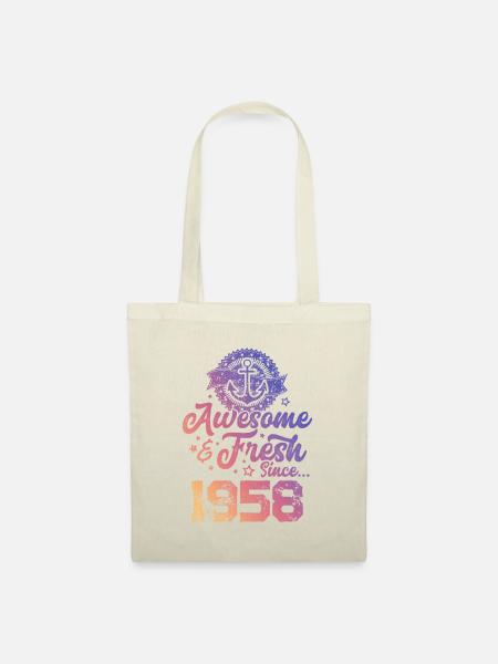 1958 awesome fresh - Stoffbeutel - Natur