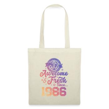 1986 awesome fresh - Stoffbeutel - Natur - Vorne