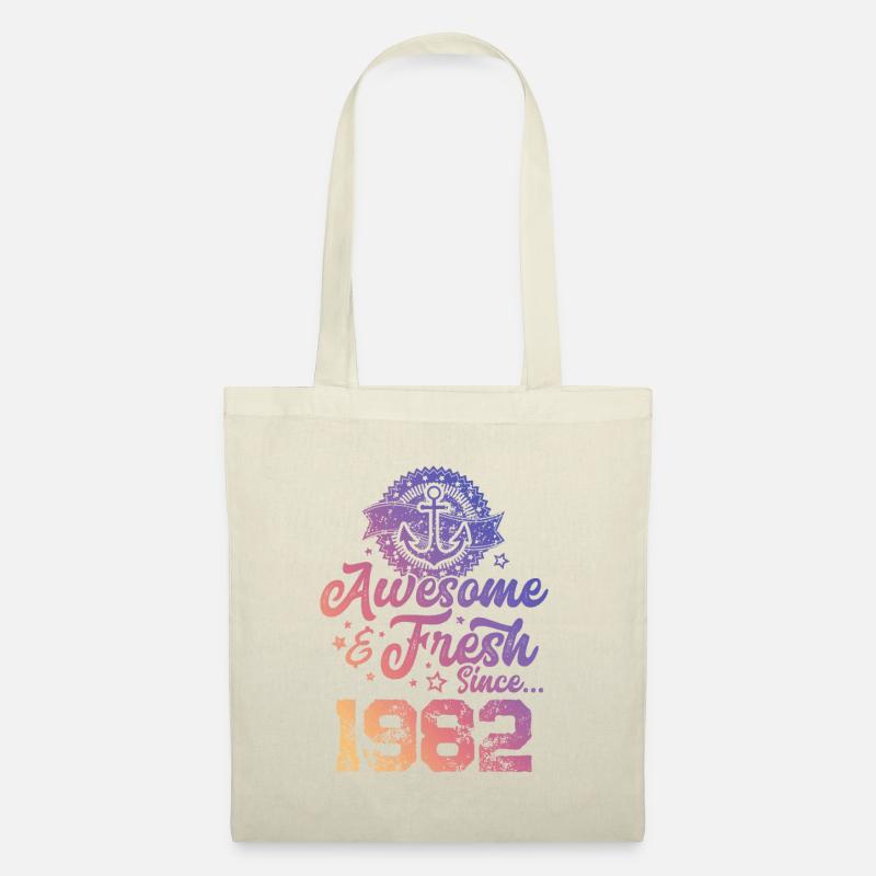 1982 awesome fresh - Stoffbeutel - Natur