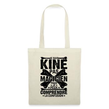 Je Suis Kiné Pas Magicien - Sac en tissu - nature - Devant