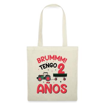Brummm J'ai 2 ans - Sac en tissu - nature - Devant