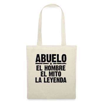 Papou l'homme le mythe la légende cadeau - Sac en tissu - nature - Devant