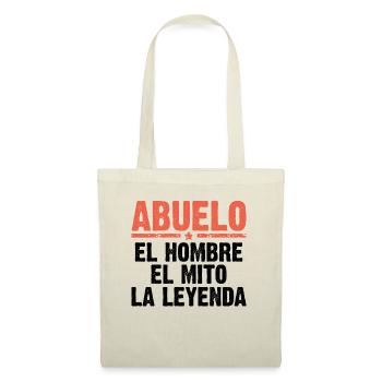 Papou l'homme le mythe la légende cadeau - Sac en tissu - nature - Devant