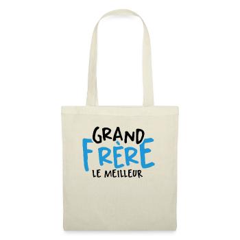 Grand Frère Le Meilleur - Sac en tissu - nature - Devant