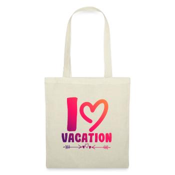I love holidays - Tote Bag - nature - Front