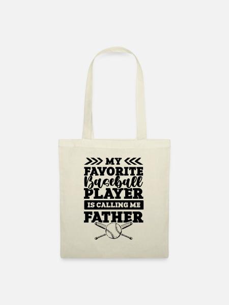 baseball father - Stoffbeutel - Natur