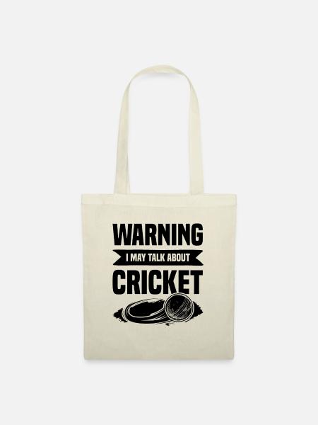 cricket sport - Stoffbeutel - Natur