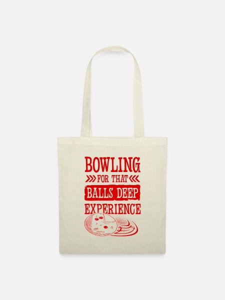 Bowling Experiment - Stoffbeutel - Natur