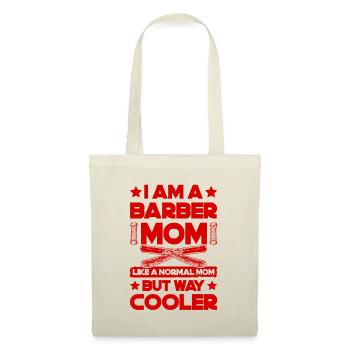 Barber Mom - Stoffbeutel - Natur - Vorne