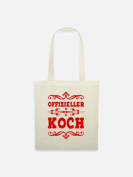 Premium Koch - Stoffbeutel - Natur