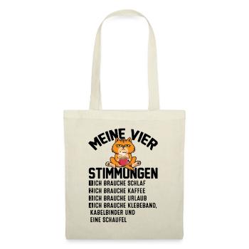 Meine Vier Stimmungen - Stoffbeutel - Natur - Vorne