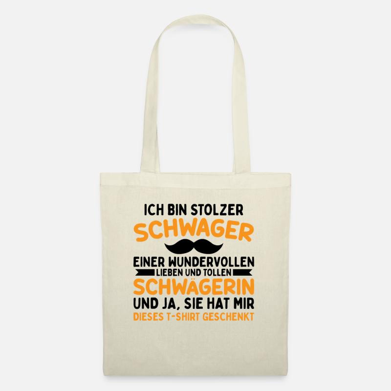 Stolzer Schwager - Stoffbeutel - Natur