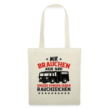 Wir Brauchen Kein Navi - Stoffbeutel - Natur - Vorne