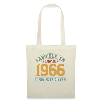 Fabriqué En Janvier 1966 Édition Limitée - Sac en tissu - nature - Devant