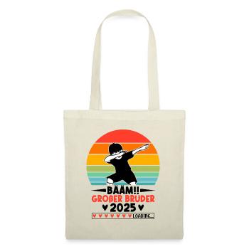 Bääm Großer Bruder Funny Brother 2025 Gift - Stoffbeutel - Natur - Vorne